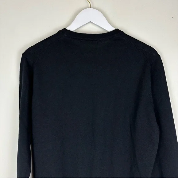 Cavalli Class Men’s Sweater 100% Wool Black